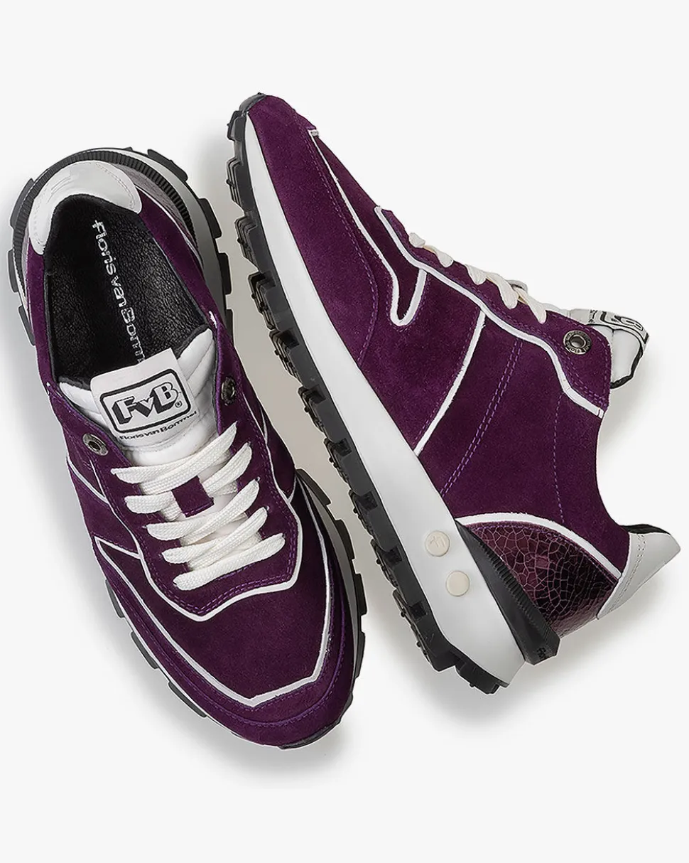 Sneaker>Floris van Bommel Blokki 01.10 Violett