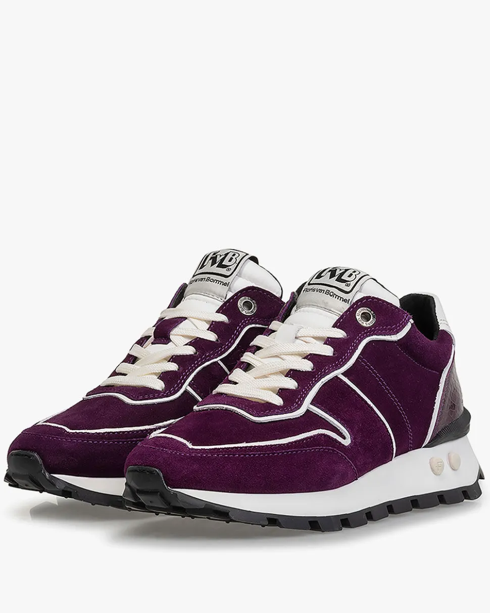 Sneaker>Floris van Bommel Blokki 01.10 Violett