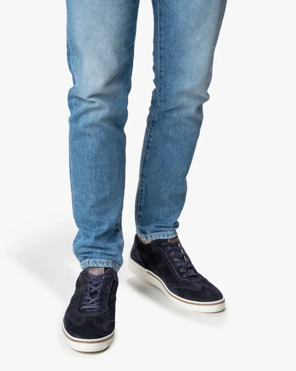 Casual im Büro | Sneaker>Floris van Bommel Bora 01.13 Dunkelblau