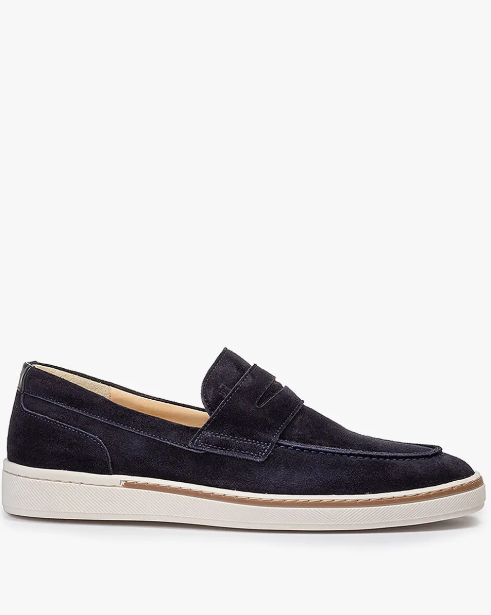 Casual im Büro | Loafers>Floris van Bommel Bora 04.01 Dunkelblau