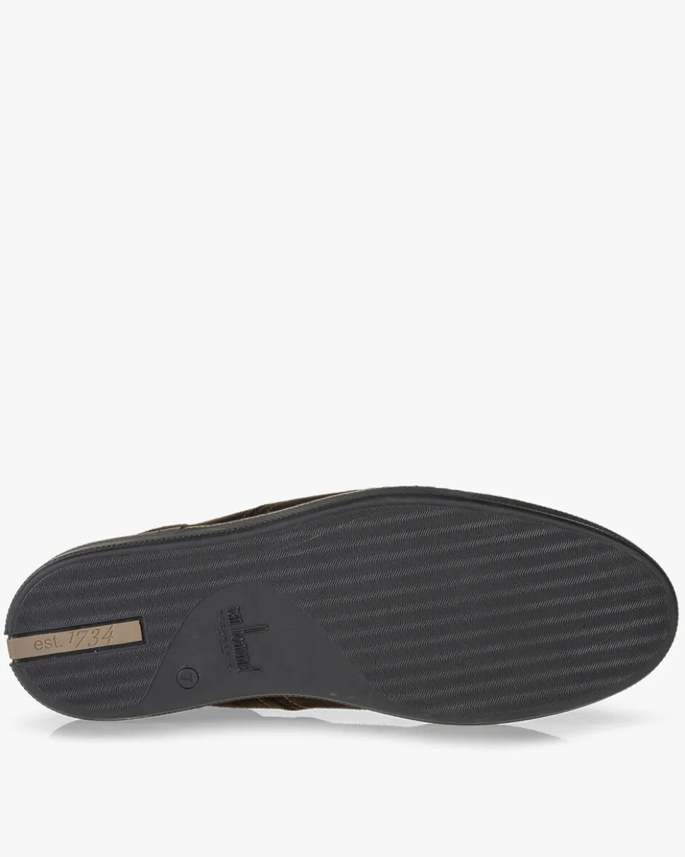 Sneaker>Floris van Bommel Bora 01.07 Dunkelbraun