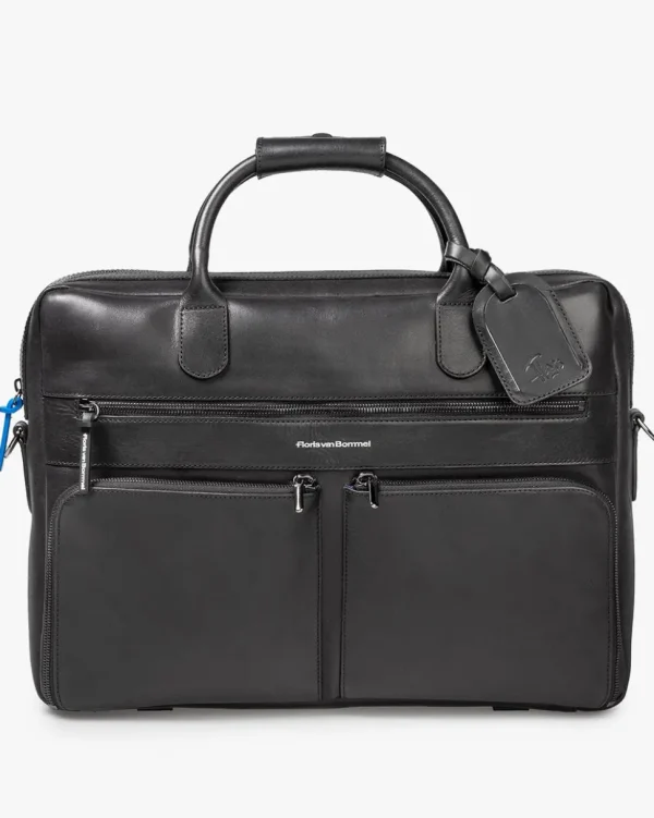 Taschen>Floris van Bommel Bürotasche Leder Schwarz