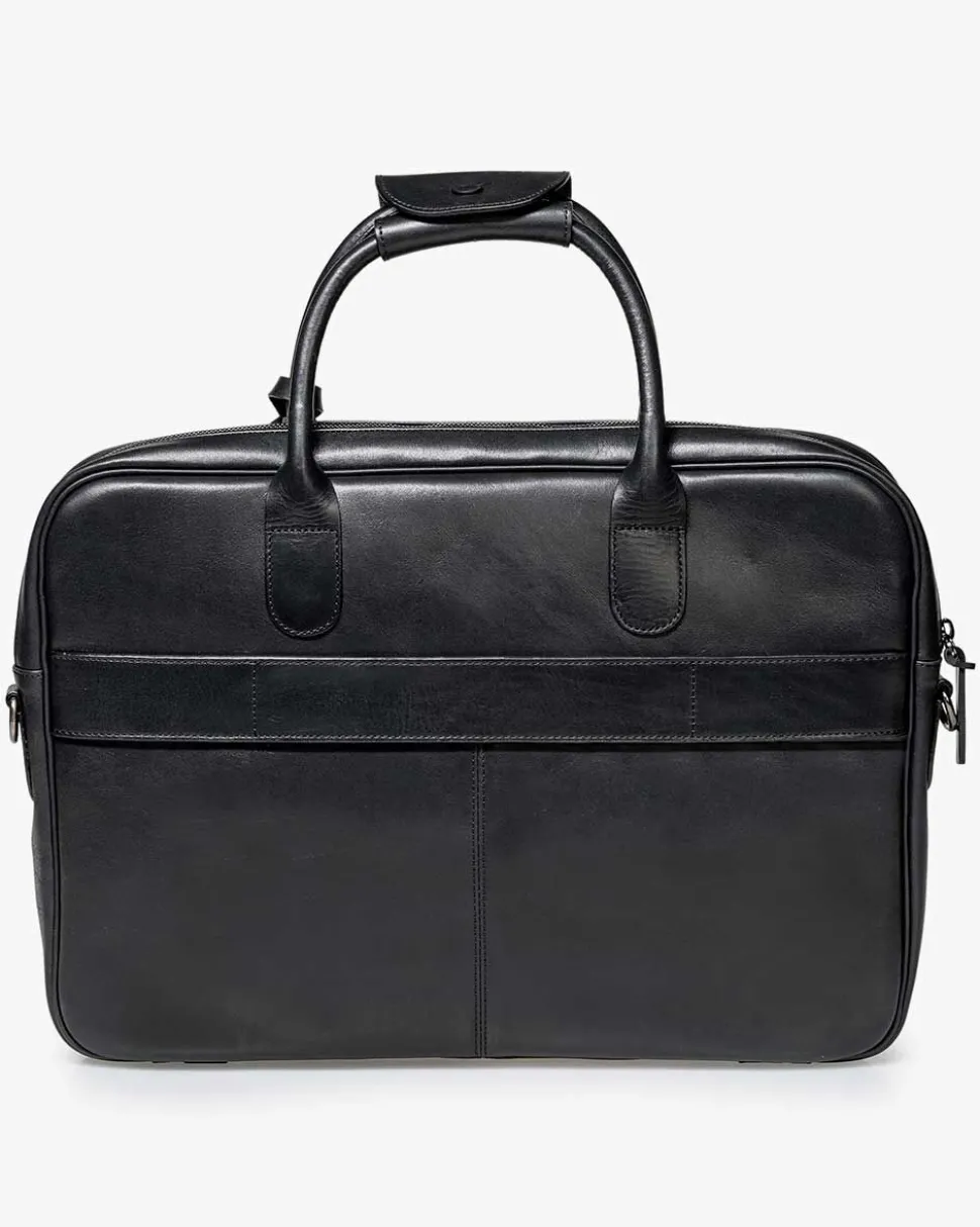 Taschen>Floris van Bommel Bürotasche schmal Leder Schwarz