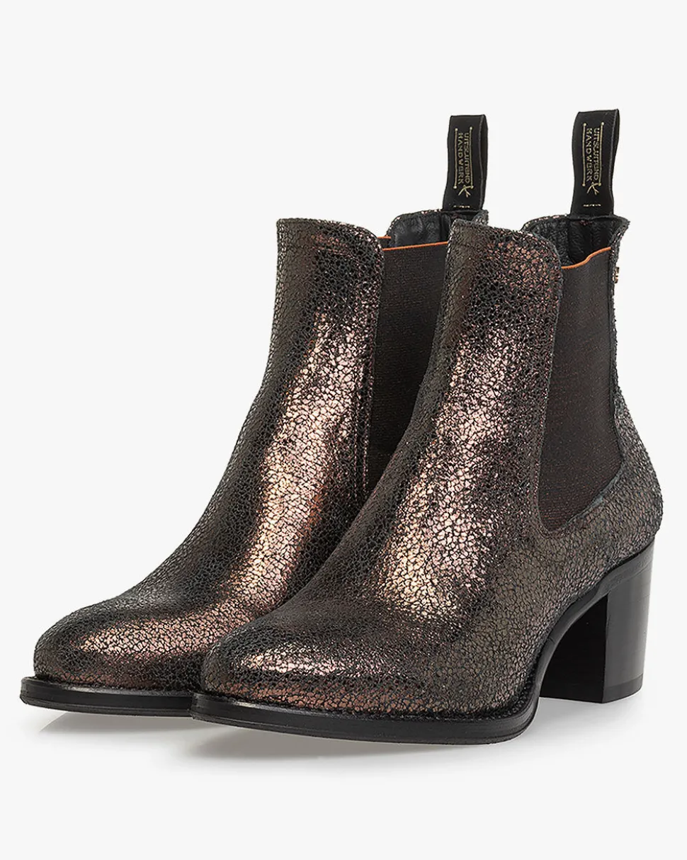 Hochwinter | Chelsea Boots>Floris van Bommel Chudi 01.07 Braun