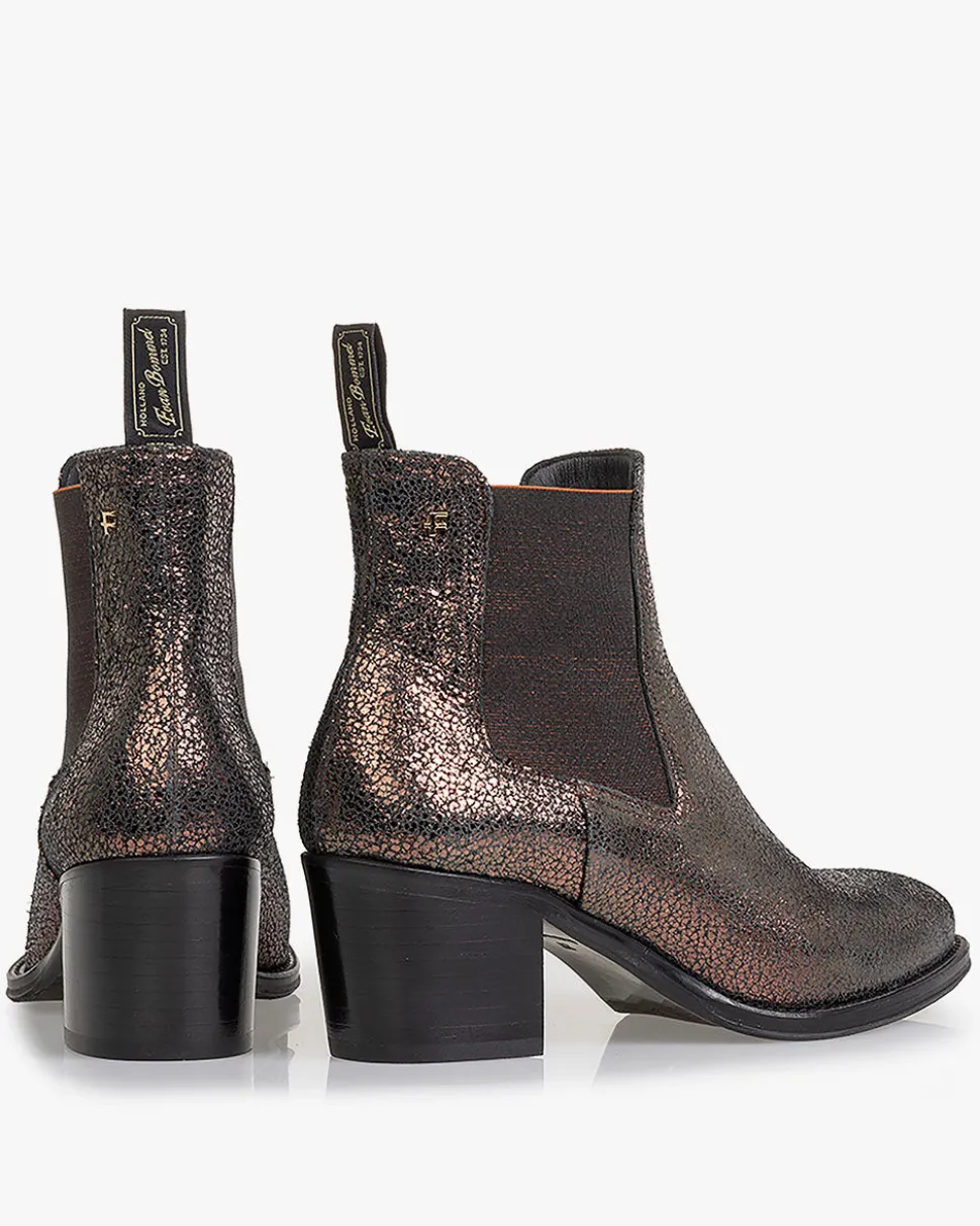 Hochwinter | Chelsea Boots>Floris van Bommel Chudi 01.07 Braun