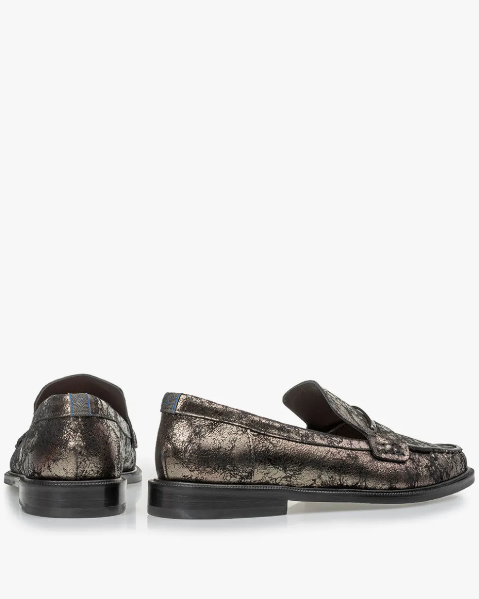 Loafers>Floris van Bommel Clevi 04.06 Dunkelgrau
