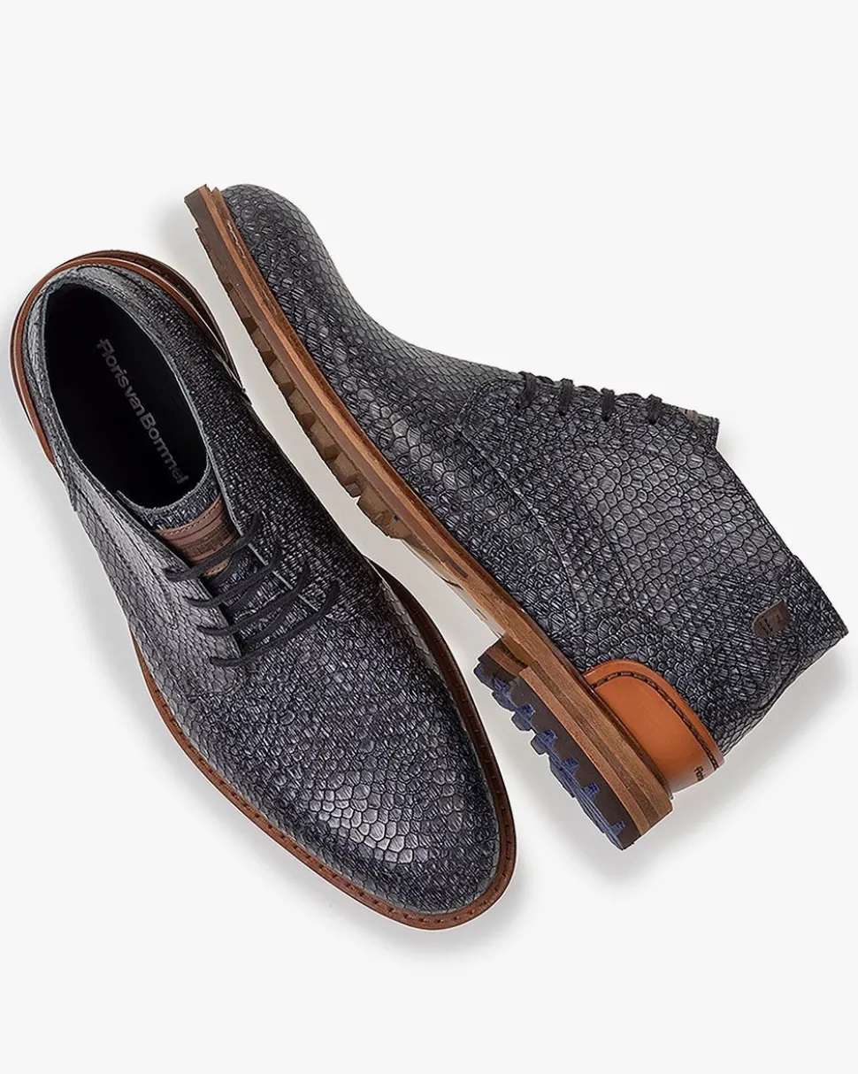 Extravagant | Stiefeletten>Floris van Bommel Crepi 11.03 Dunkelgrau