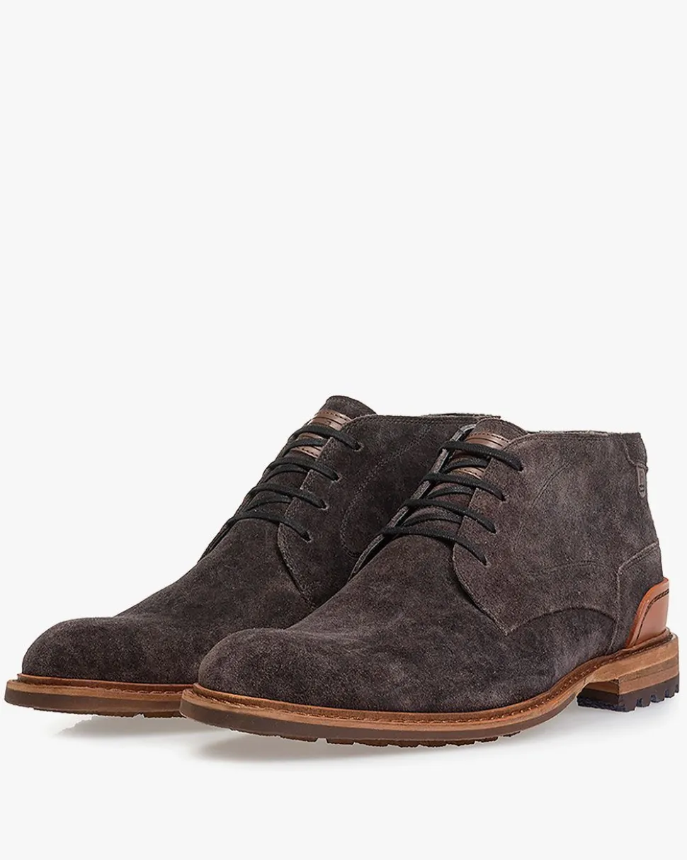Casual im Büro | Stiefeletten>Floris van Bommel Crepi 11.08 Taupe