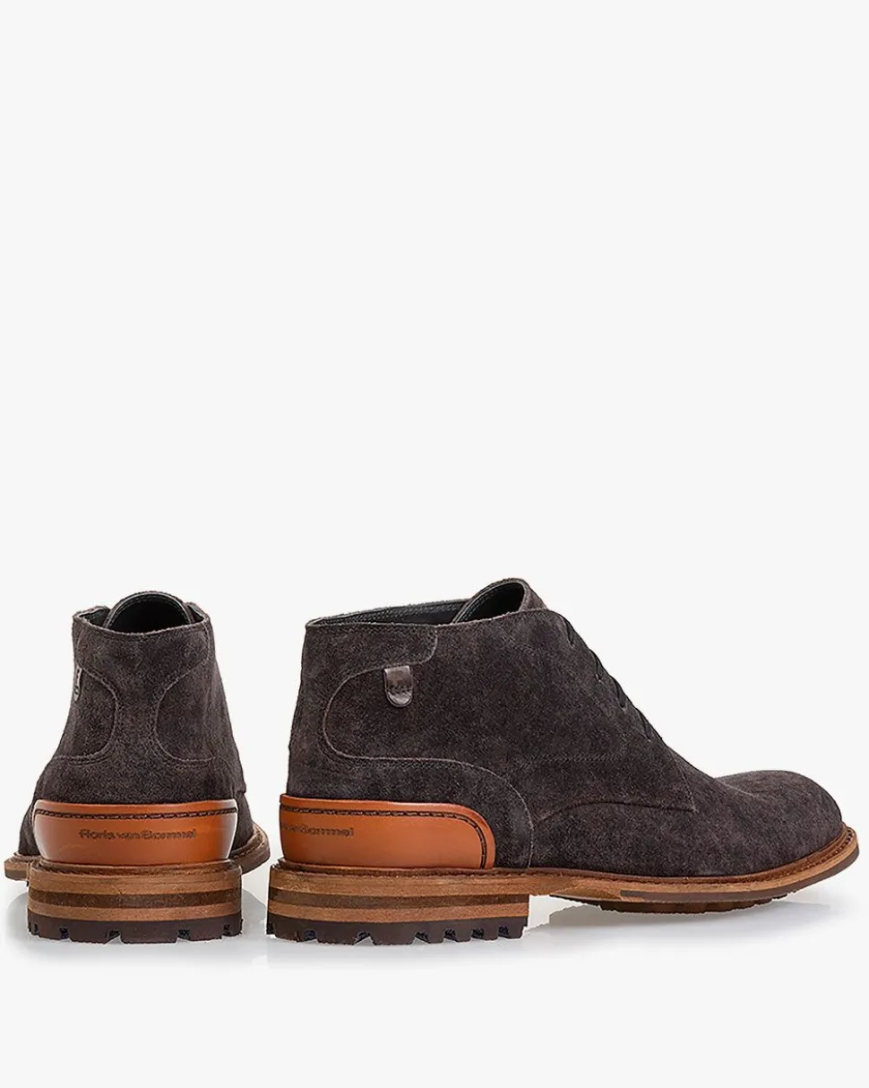 Casual im Büro | Stiefeletten>Floris van Bommel Crepi 11.08 Taupe