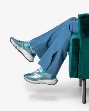 Sneaker>Floris van Bommel Curvi 01.12 Hellblau