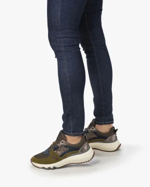 Hochwinter | Sneaker>Floris van Bommel Curvi 01.02 Dunkelgrün