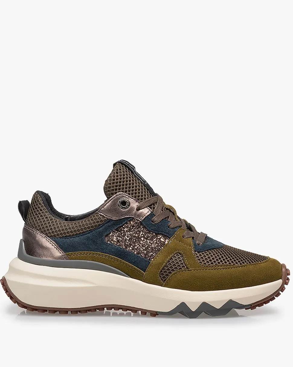 Hochwinter | Sneaker>Floris van Bommel Curvi 01.02 Dunkelgrün