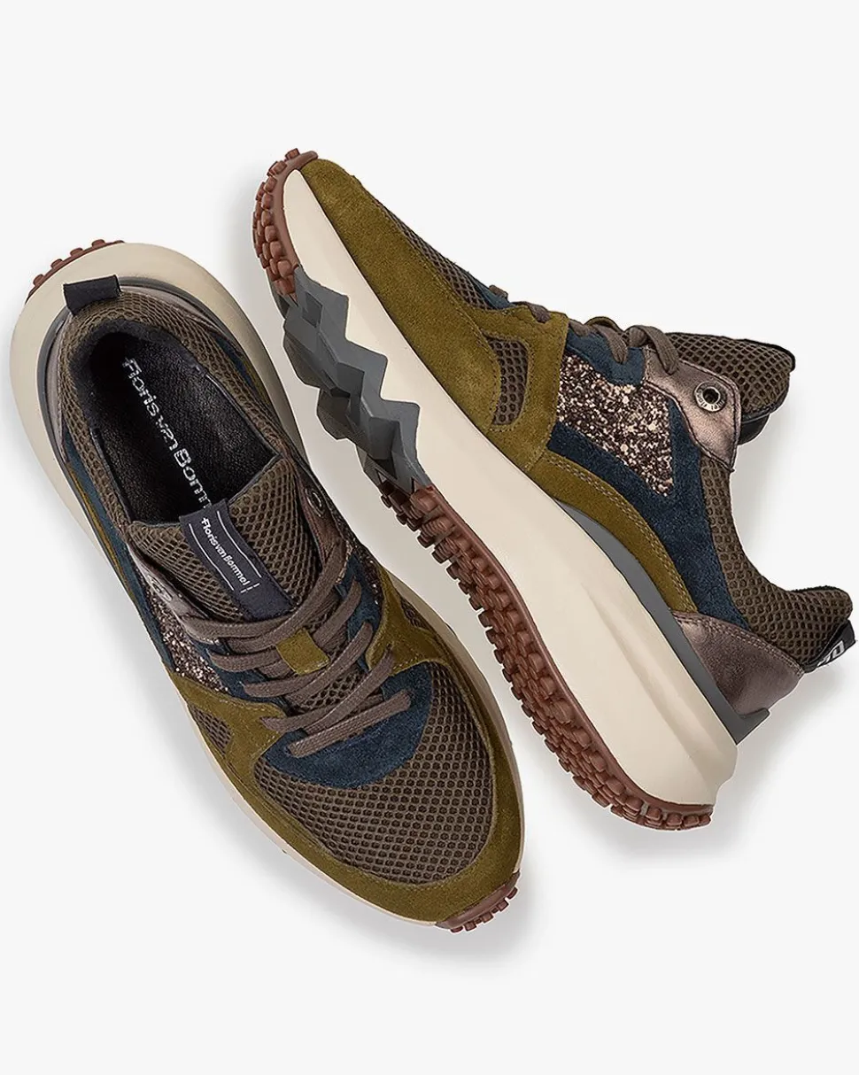Hochwinter | Sneaker>Floris van Bommel Curvi 01.02 Dunkelgrün