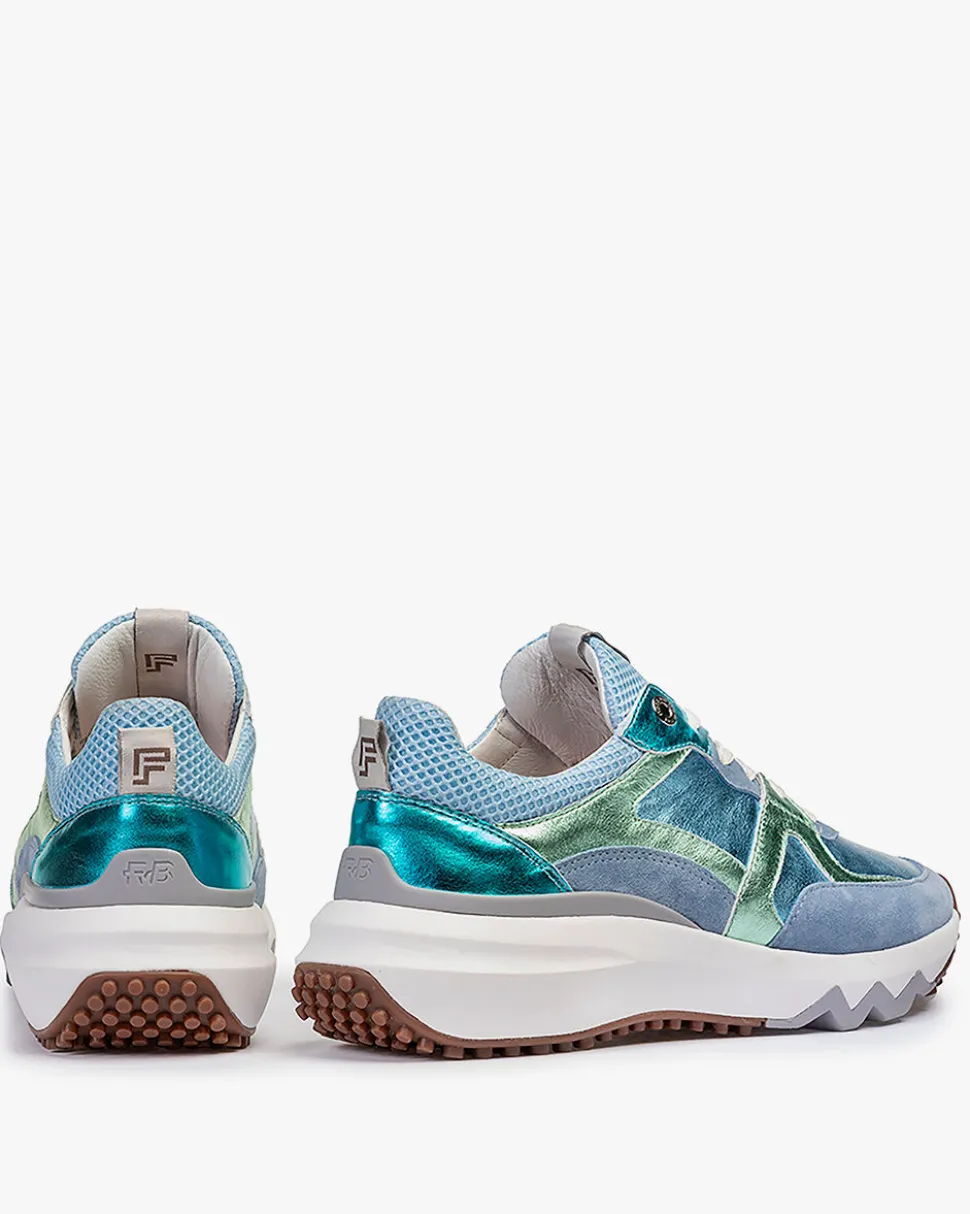 Sneaker>Floris van Bommel Curvi 01.12 Hellblau