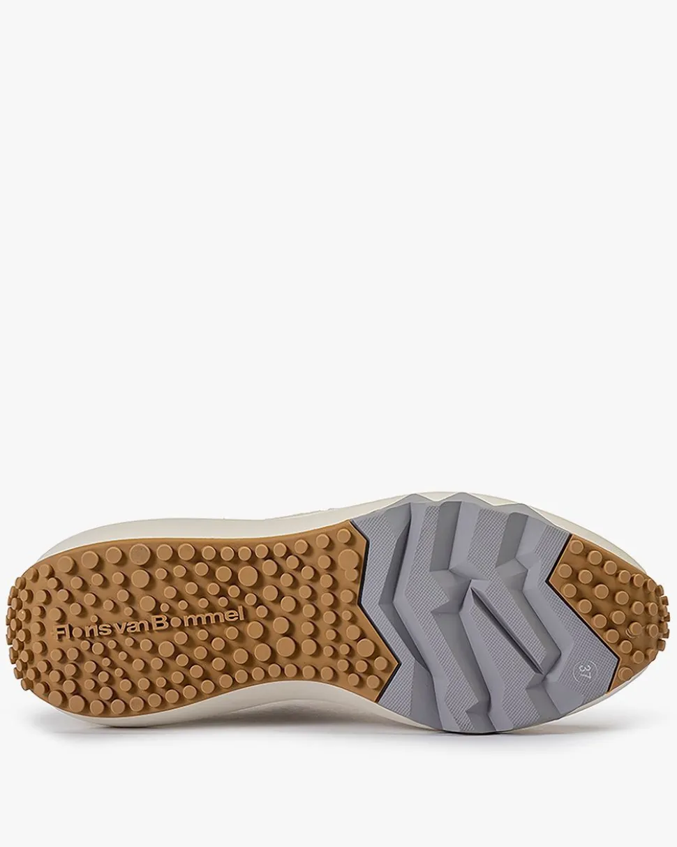 Sneaker>Floris van Bommel Curvi 01.23 Weiße Kombi