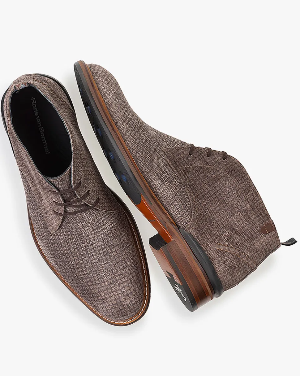 Stiefeletten>Floris van Bommel De Bauer 01.00 Taupe