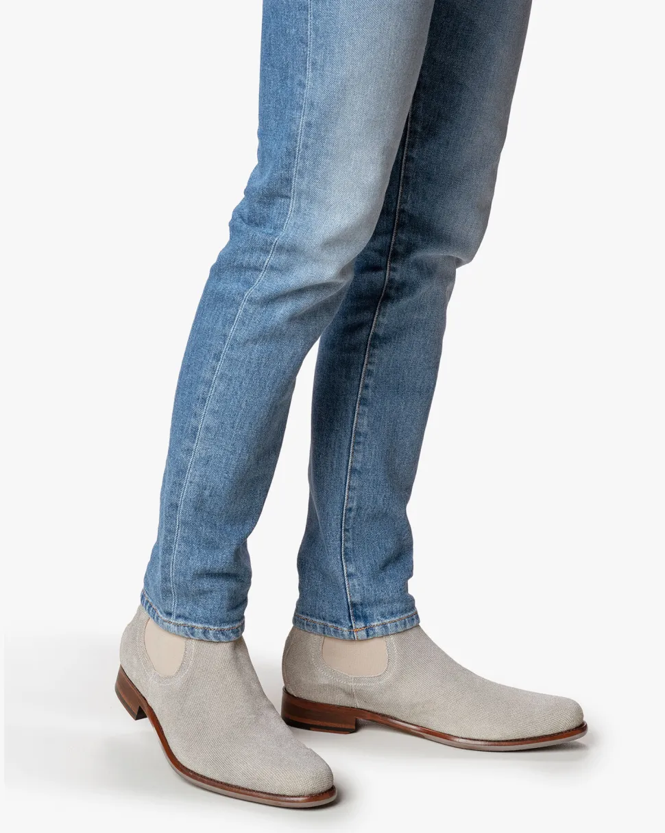 Weekend | Chelsea Boots>Floris van Bommel De Draver 02.04 Weiße Kombi