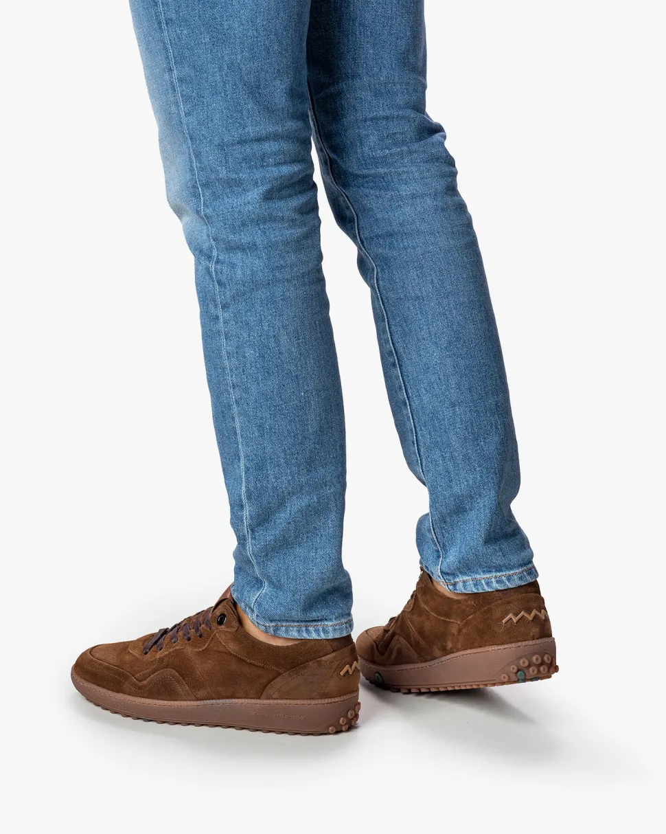 Sneaker>Floris van Bommel De Gummer 04.02 Cognac