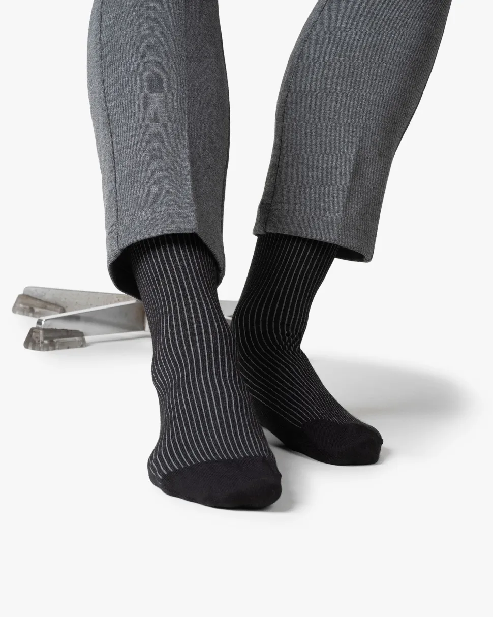 Socken>Floris van Bommel De Kouser 01.01 Schwarz