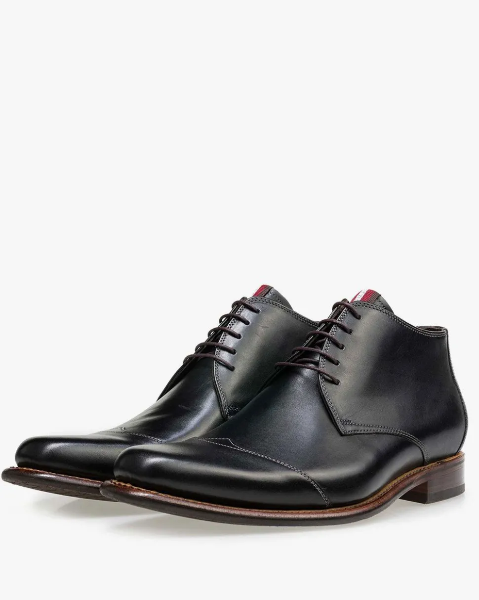 Schick im Büro | Business Schuhe>Floris van Bommel De Marser 01.00 Schwarz
