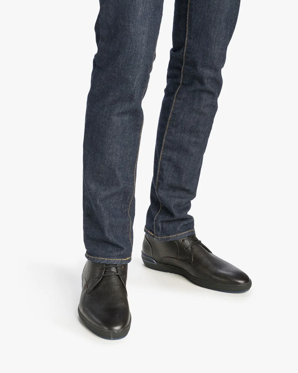 Schnürer | Stiefeletten>Floris van Bommel De Scooper 02.15 Schwarz