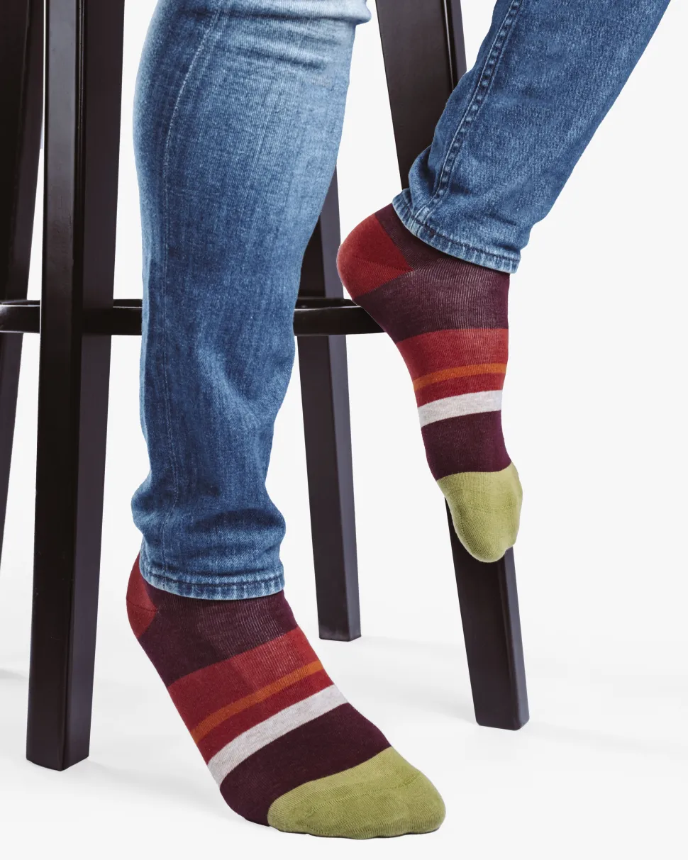 Socken>Floris van Bommel De Sokker 07.02 Multi-colour / Grün