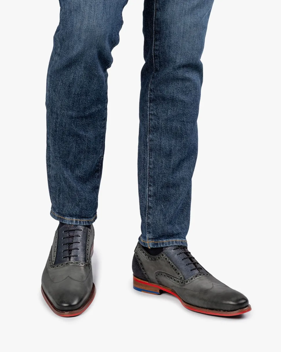 Hochzeit | Business Schuhe>Floris van Bommel De Stapper 03.01 Grau
