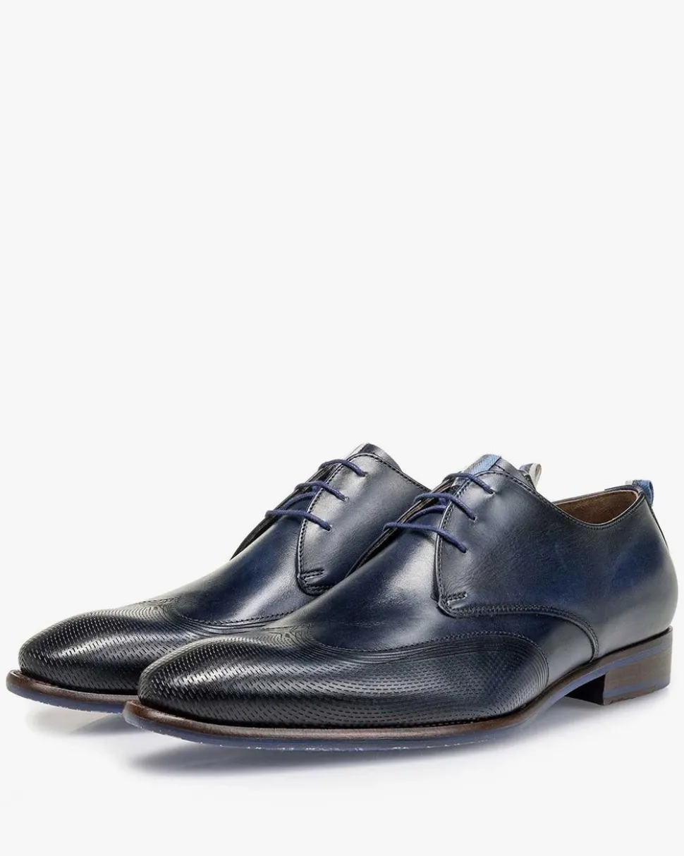 Business Schuhe | Schnürer>Floris van Bommel De Stapper 06.01 Dunkelblau