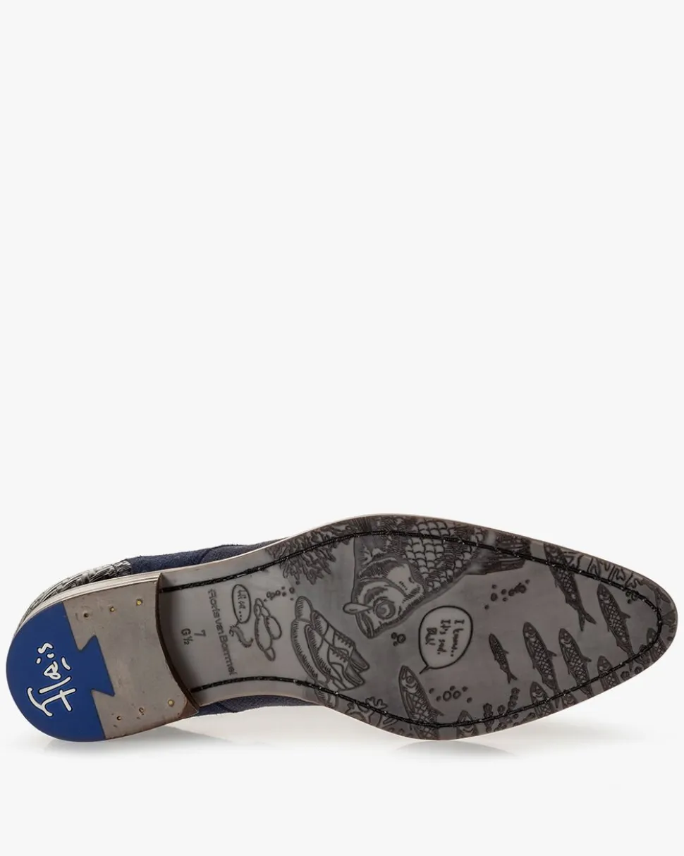 Schnürer>Floris van Bommel De Stapper 17.95 Blau