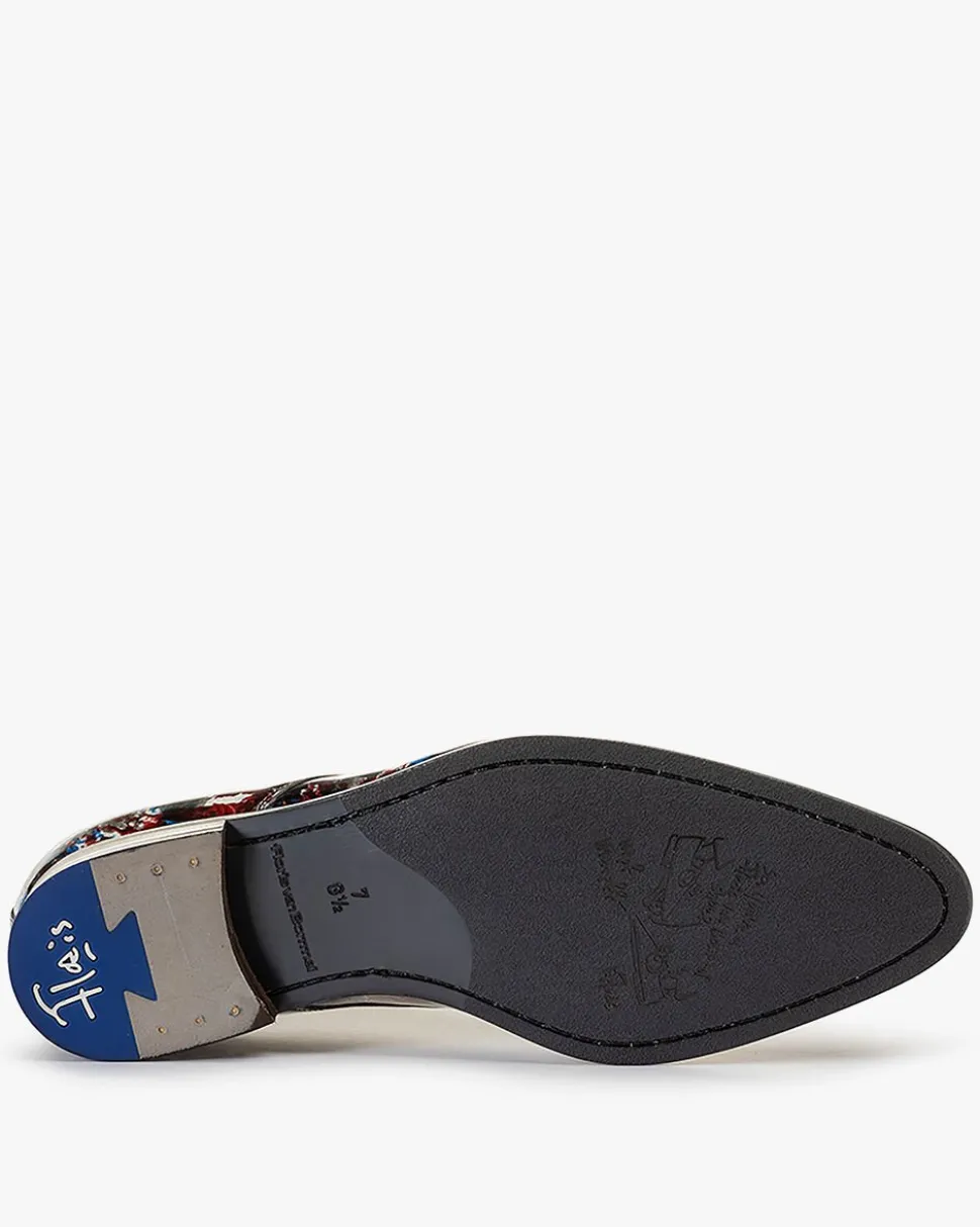 Schnürer | Extravagant>Floris van Bommel De Stapper 51.00 Blau