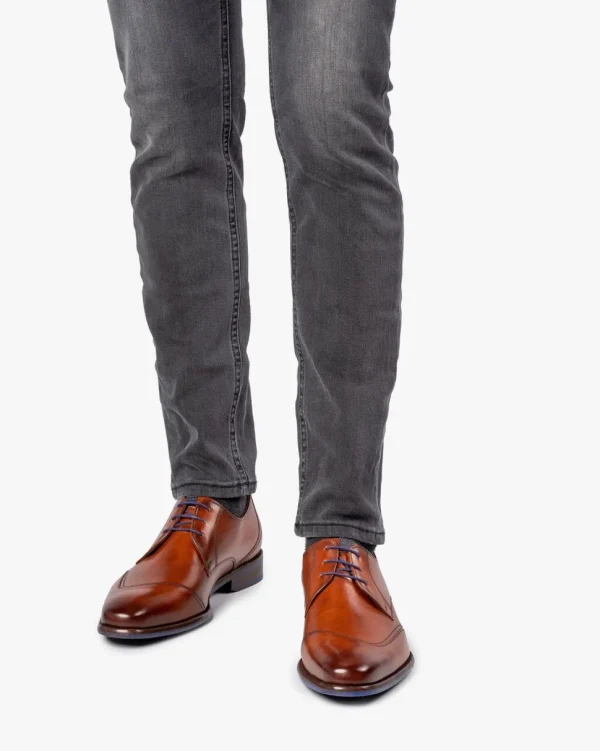 Hochzeit | Business Schuhe>Floris van Bommel De Stijler 07.00 Cognac