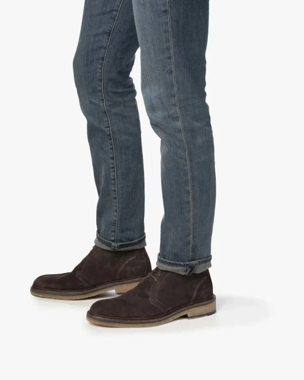 Casual im Büro | Stiefeletten>Floris van Bommel De Tanker 04.06 Dunkelbraun