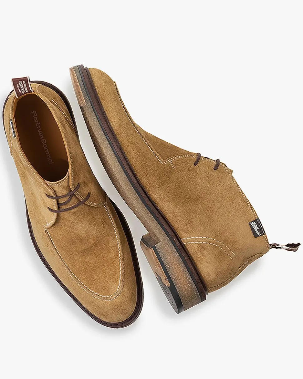 Casual im Büro | Stiefeletten>Floris van Bommel De Tanker 01.12 Hellbraun