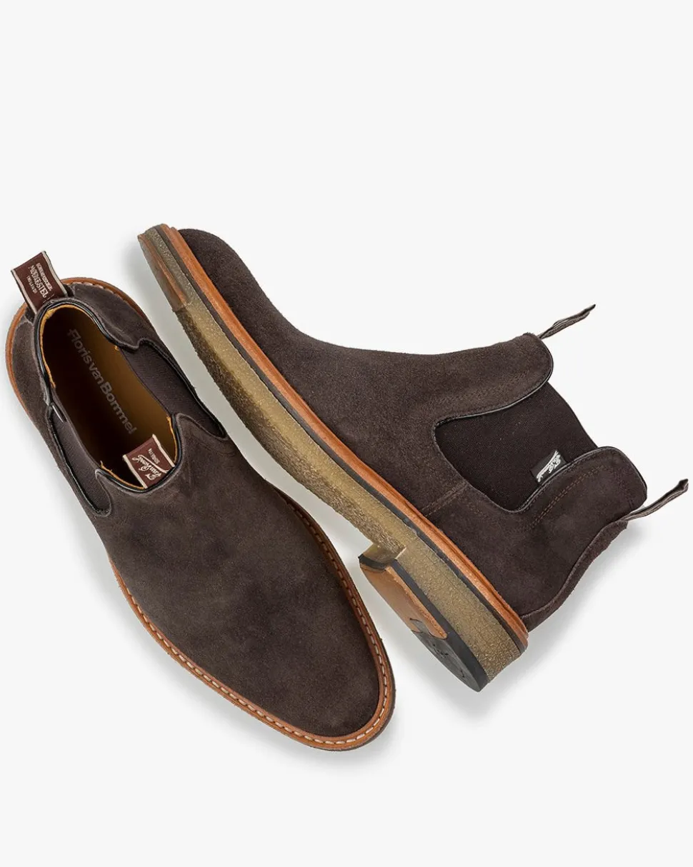 Chelsea Boots>Floris van Bommel De Tanker 03.03 Dunkelbraun