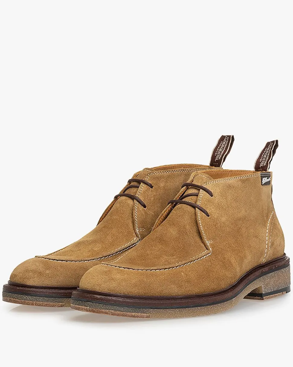 Casual im Büro | Stiefeletten>Floris van Bommel De Tanker 01.12 Hellbraun