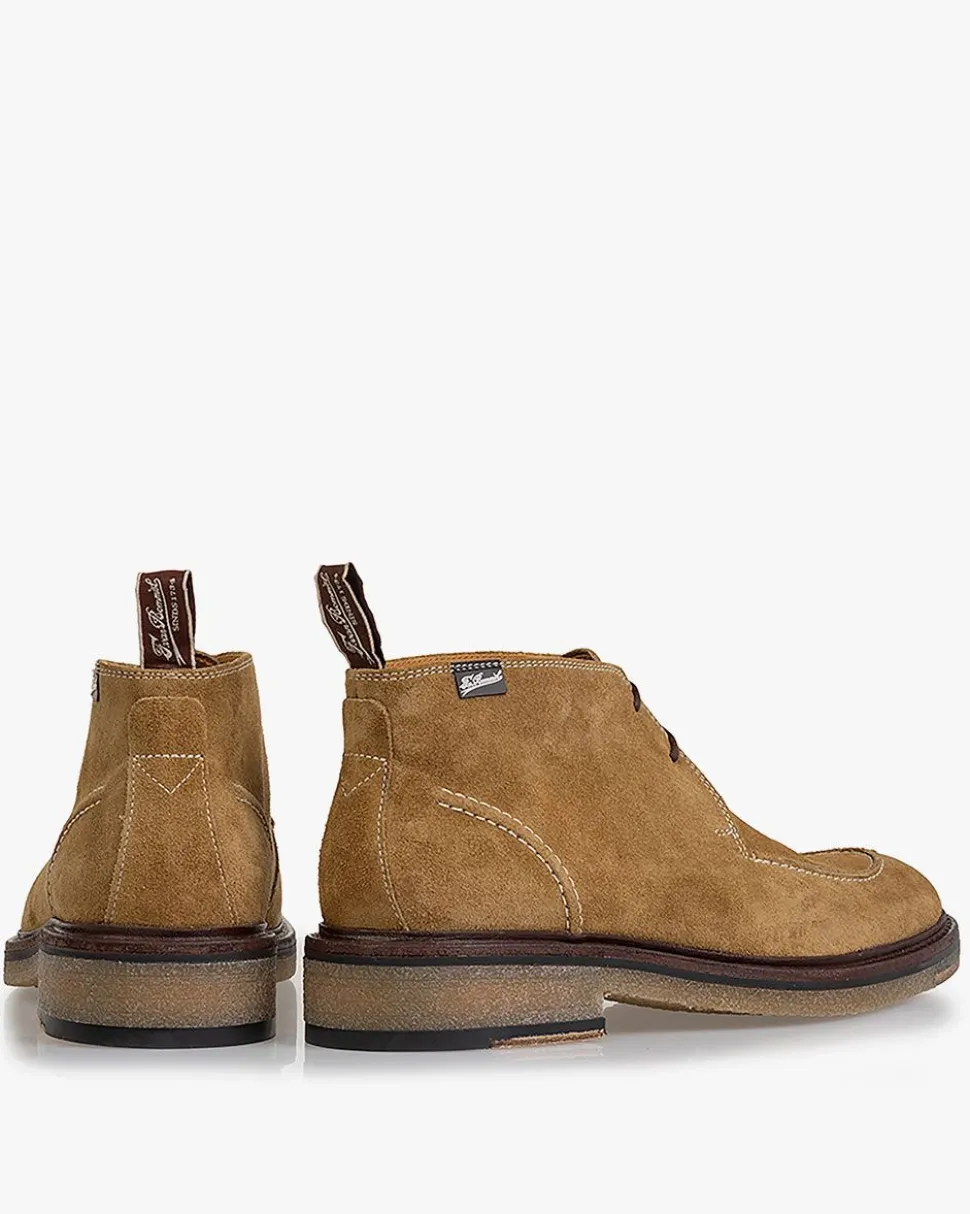 Casual im Büro | Stiefeletten>Floris van Bommel De Tanker 01.12 Hellbraun