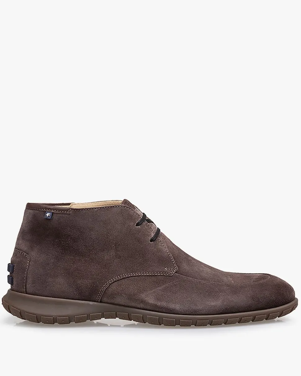 Schnürer | Stiefeletten>Floris van Bommel De Wolker 04.02 Taupe