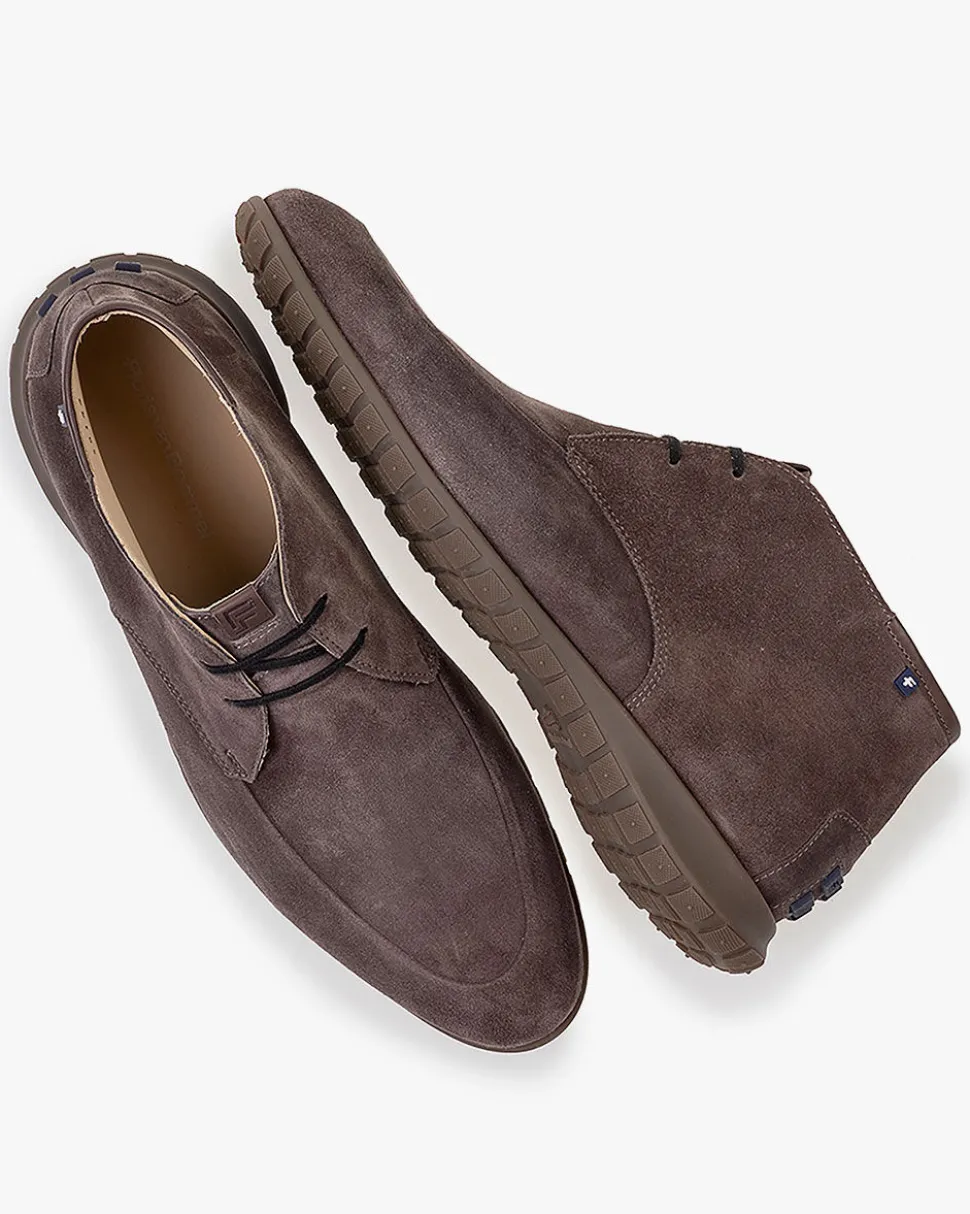 Schnürer | Stiefeletten>Floris van Bommel De Wolker 04.02 Taupe