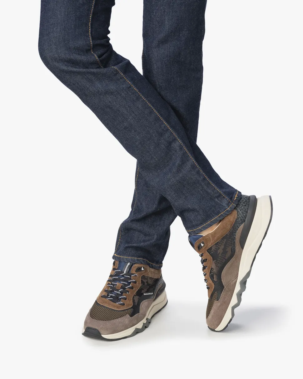 Sneaker>Floris van Bommel De Zager 02.35 Cognac kombi