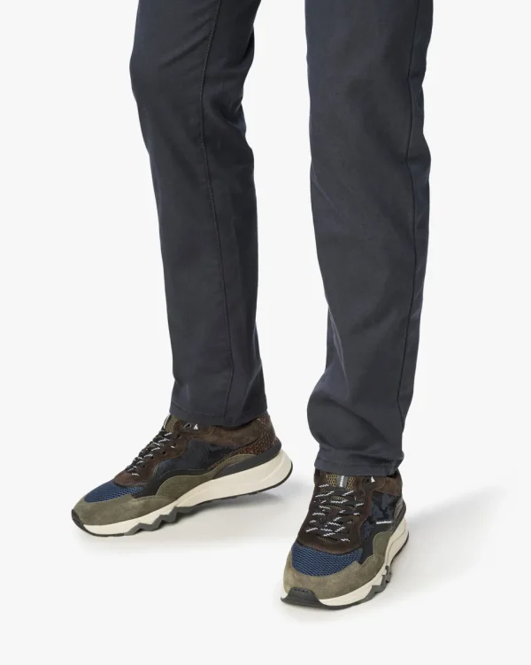 Weekend | Sneaker>Floris van Bommel De Zager 02.34 Dunkelbraun kombi
