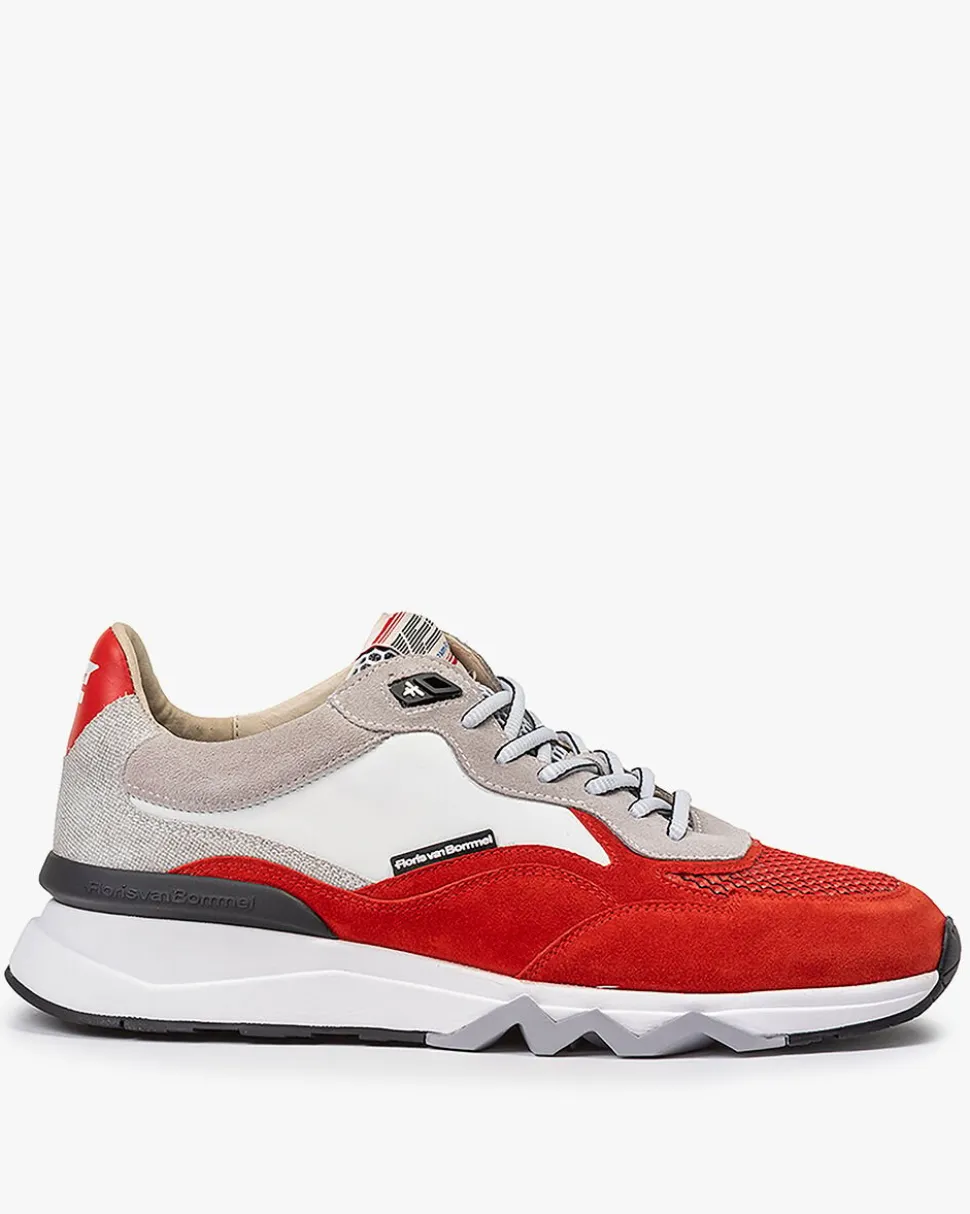 Sneaker>Floris van Bommel De Zager 02.51 Rot