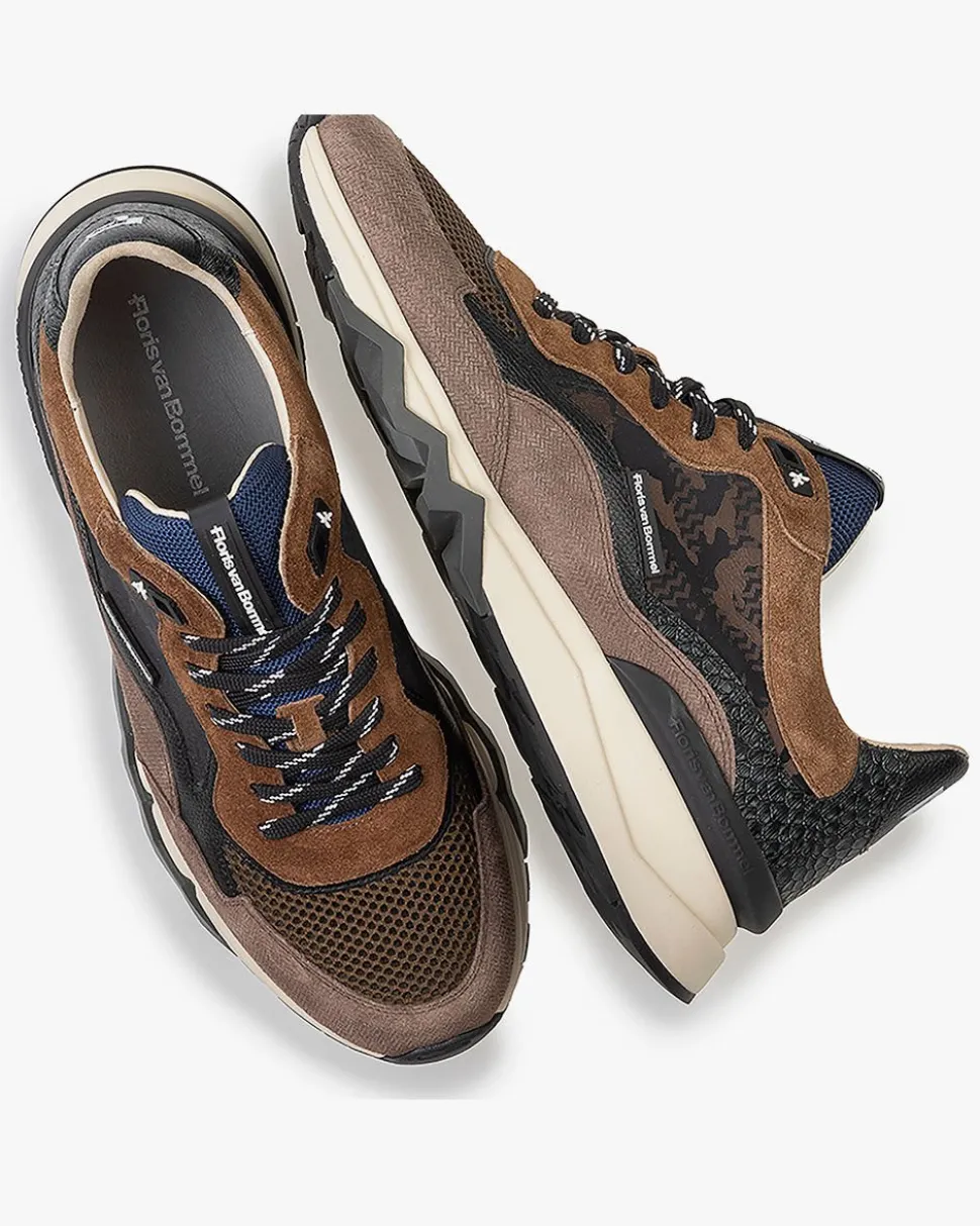 Sneaker>Floris van Bommel De Zager 02.35 Cognac kombi