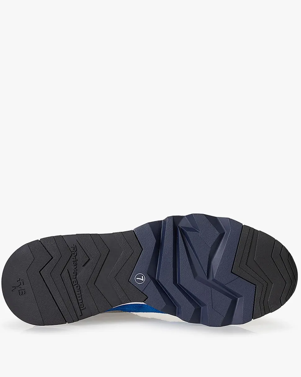 Sneaker>Floris van Bommel De Zager 02.36 Blau kombi