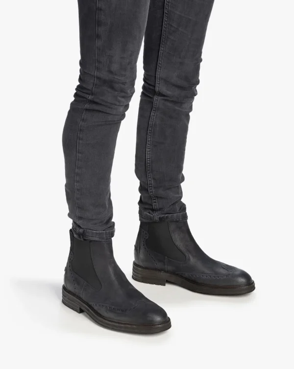 Hochwinter | Brogues>Floris van Bommel De Zeker 02.00 Dunkelblau
