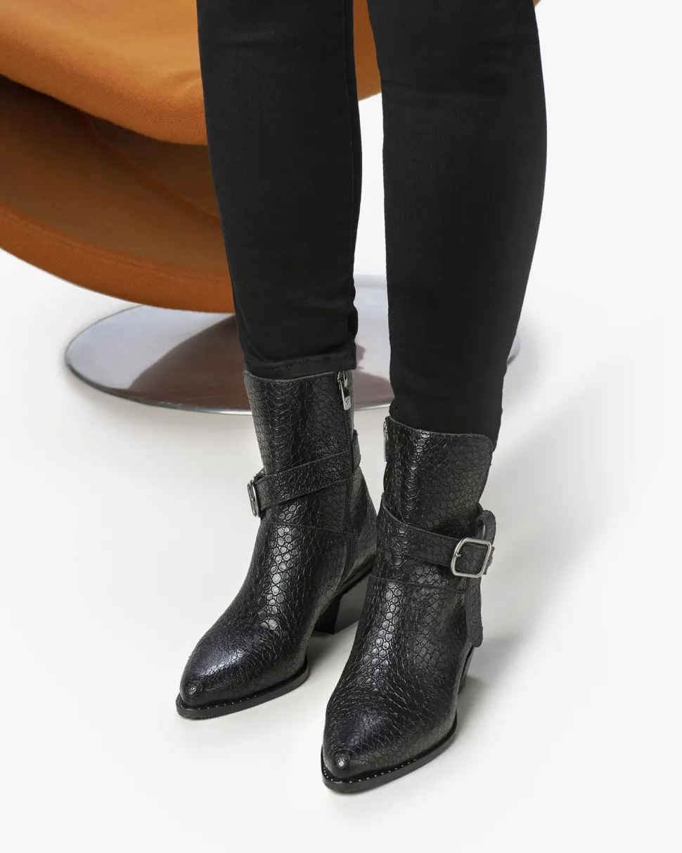 Hochwinter | Stiefeletten>Floris van Bommel Enzi 07.00 Schwarz