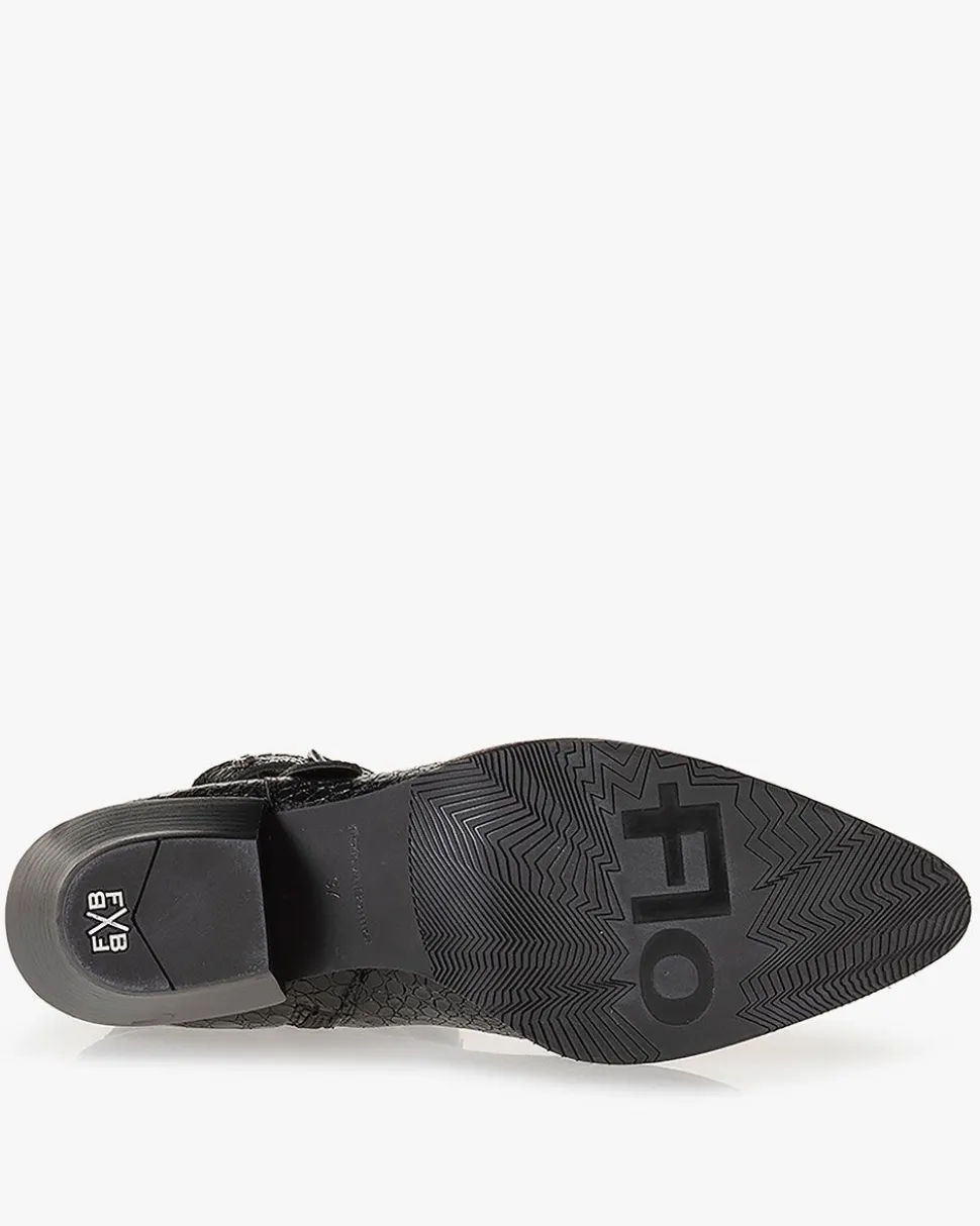 Hochwinter | Stiefeletten>Floris van Bommel Enzi 07.00 Schwarz