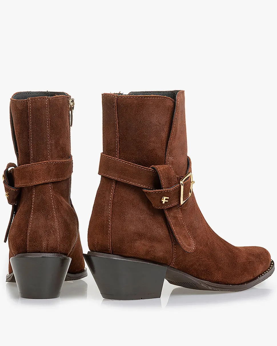 Weekend | Stiefeletten>Floris van Bommel Enzi 07.01 Dunkelcognac