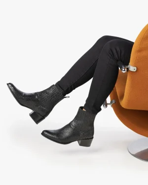 Hochwinter | Stiefeletten>Floris van Bommel Evi 01.01 Schwarz