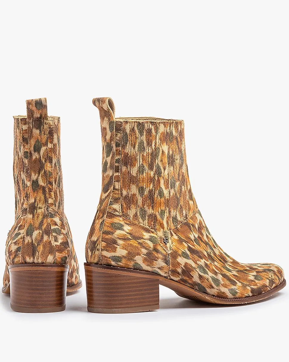 Chelsea Boots | Stiefeletten>Floris van Bommel Evi 01.05 Dunkelbraune Kombi