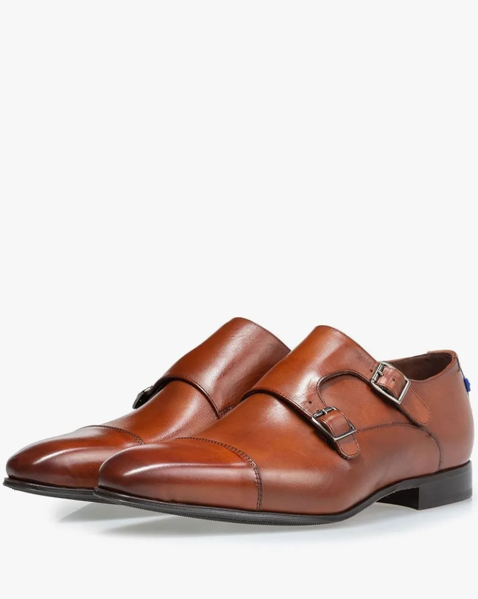 Monks | Business Schuhe>Floris van Bommel Gilli 04.00 Cognac